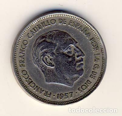 Monedas Franco: 25 PESETAS.- FRANCO.- 1957*58.- (4)