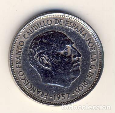 Monedas Franco: 25 PESETAS.- FRANCO.- 1957*58.- (5)