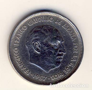 Monedas Franco: 25 PESETAS.- FRANCO.- 1957*58.- (6)