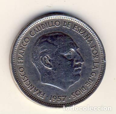 Monedas Franco: 25 PESETAS.- FRANCO.- 1957*58.- (7)