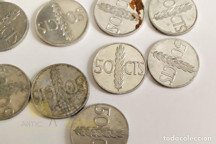 Monedas Franco: 13 Monedas de 50 C&eacute;ntimos - Estado Espa&ntilde;ol - Foto 3