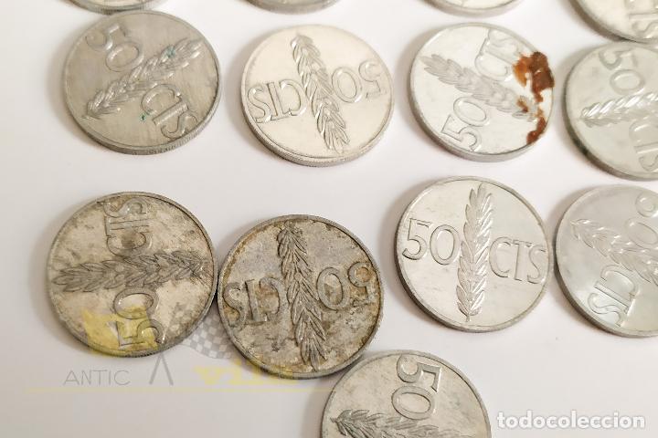Monedas Franco: 13 Monedas de 50 C&eacute;ntimos - Estado Espa&ntilde;ol - Foto 4
