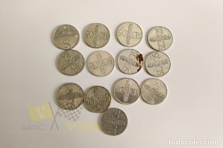 Monedas Franco: 13 Monedas de 50 C&eacute;ntimos - Estado Espa&ntilde;ol - Foto 1