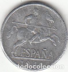 Monedas Franco: FRANCO: 5 CENTIMOS 1940 - Foto 1