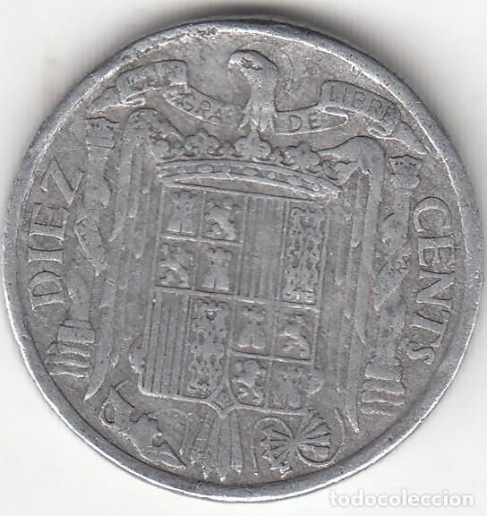Monedas Franco: FRANCO: 10 CENTIMOS 1940 - Foto 2