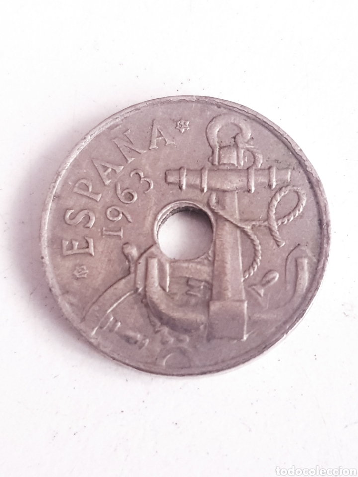 Monedas Franco: ESPA&Ntilde;A 1963 * 65 50 CENTIMOS - Foto 3