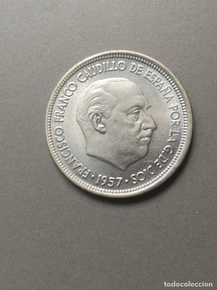 Monedas Franco: MONEDA DE 5 PESETAS 1957 SC **68** - Foto 1