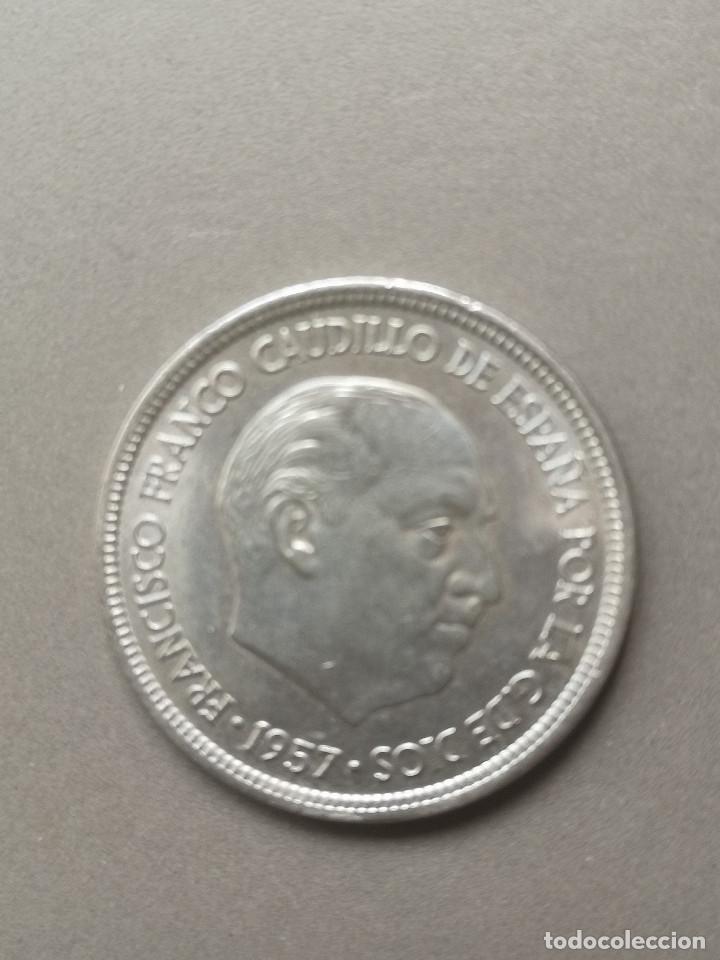 Monedas Franco: MONEDA DE 5 PESETAS 1957 SC **70** - Foto 1