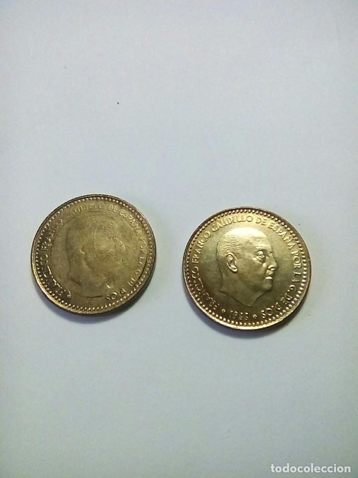 Monedas Franco: 1 PESETA CON ERROR 1966*75 DE CARTUCHO CU&Ntilde;O DESGASTADO O CU&Ntilde;O FLOJO Y EMPASTADO AN/RE
