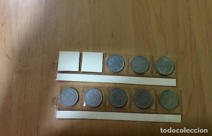 Monedas Franco: Monedas 5 pesetas 1957 - Foto 4