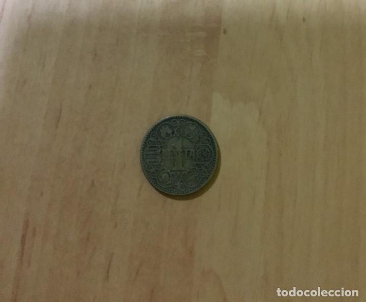 Monedas Franco: 1 peseta A&ntilde;o 1944 - Foto 2