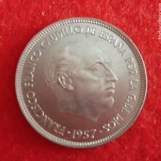 Monedas Franco: MONEDA 25 PESETAS FRANCO 1957 ESTRELLAS VISIBLES 19 59 FDC SC ORIGINAL EEJ. Lote 209711730
