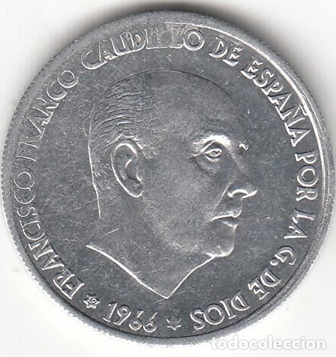 Monedas Franco: FRANCO: 50 CENTIMOS 1966 - 2&ordf; ESTRELLA ANEPIGRAFA - Foto 1