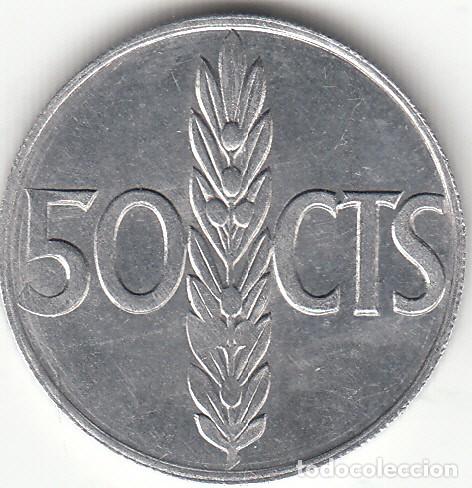 Monedas Franco: FRANCO: 50 CENTIMOS 1966 - 2&ordf; ESTRELLA ANEPIGRAFA - Foto 2