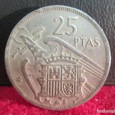 Monedas Franco: 25 PESETAS 1957 ESTRELLA 68. Lote 339436623