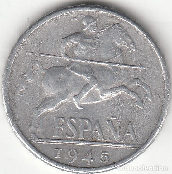 Monedas Franco: FRANCO: 10 CENTIMOS 1945 - Foto 1