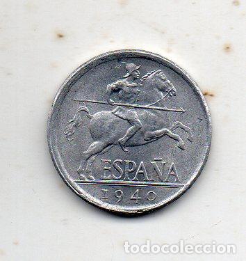 Monedas Franco: Franco. 5 C&eacute;ntimos. A&ntilde;o 1940. Sin Circular. - Foto 1