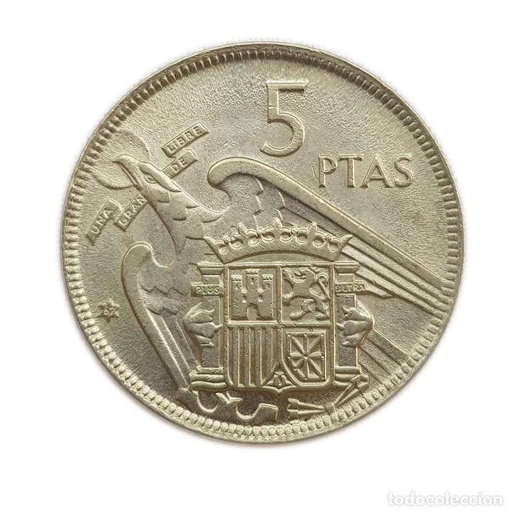 Monedas Franco: 5 Pesetas - 1957 *67 - Foto 2