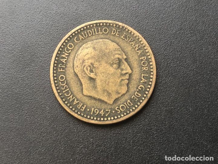 Monedas Franco: 1 peseta 1947*49 - Foto 1