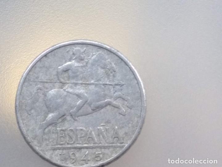 Monedas Franco: 10 centimos 1945. MBC PLUS ULTRA - Foto 1