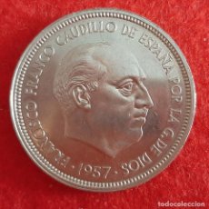 Monedas Franco: MONEDA 50 PESETAS FRANCO 1957 ESTRELLAS VISIBLES 19 70 SC ORIGINAL EEJ. Lote 212473996