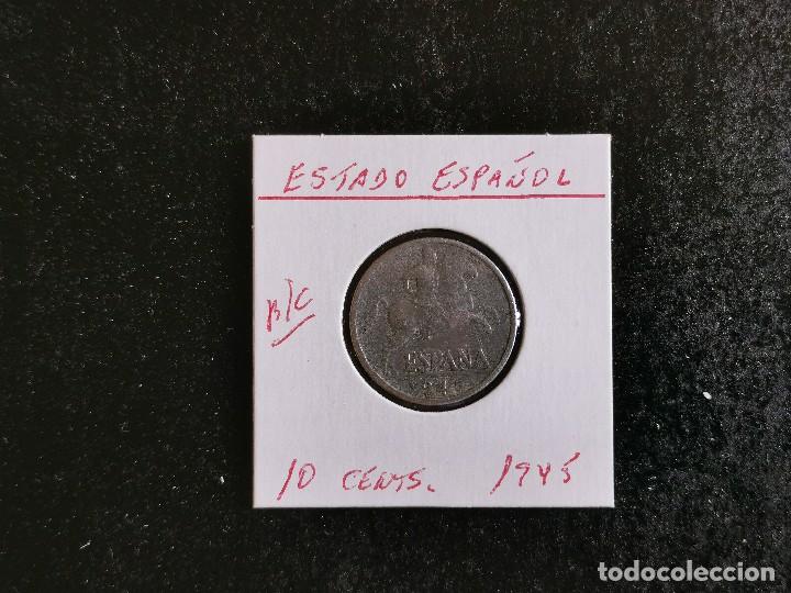 Monedas Franco: ESPA&Ntilde;A 10 CENTIMOS 1945 ALUMINIO BC - Foto 1