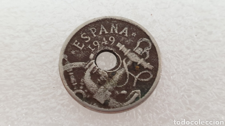 Monedas Franco: ERROR EN MONEDA DE 50CM DE AGUJERO ESPA&Ntilde;A - Foto 1