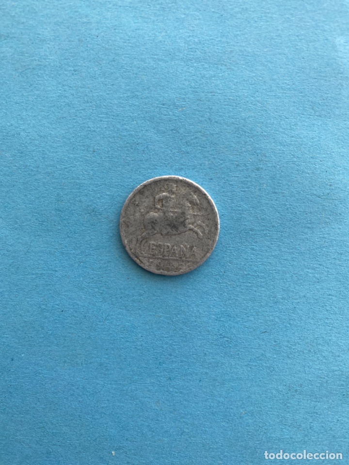 Monedas Franco: Moneda 5 c&eacute;ntimos Espa&ntilde;a. 1941 - Foto 2