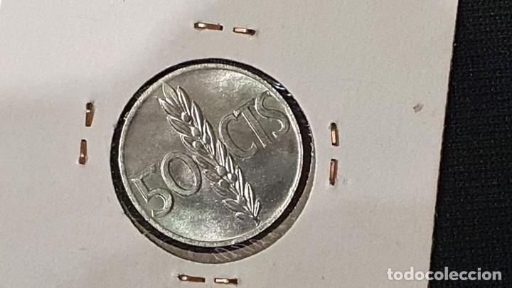 Monedas Franco: ERROR 50 C&Eacute;NTIMOS 1966 *68 REVERSO GIRADO SC - Foto 1