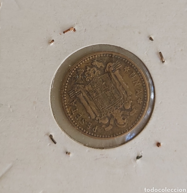 Monedas Franco: Moneda 1 peseta- 1963 - Foto 2