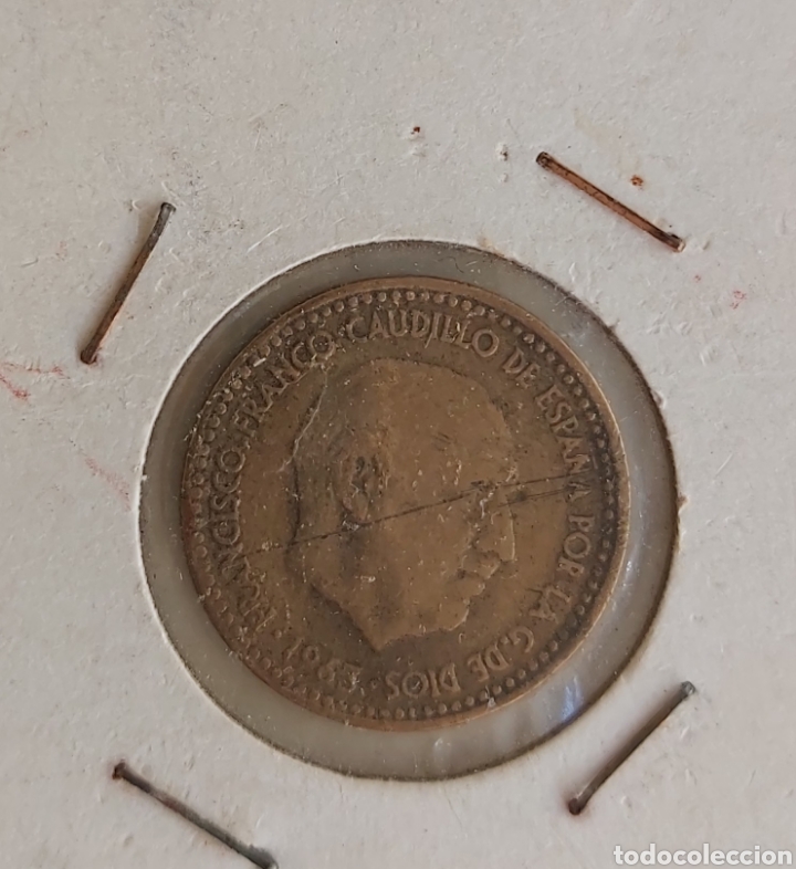 Monedas Franco: Moneda 1 peseta- 1963 - Foto 1