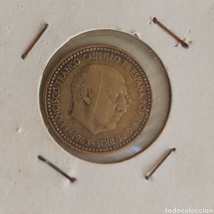 Monedas Franco: Moneda 1 peseta - 1963 - Foto 1