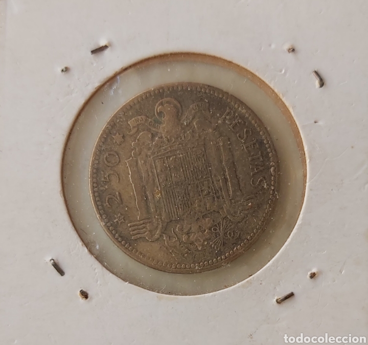 Monedas Franco: Moneda 2,5 pesetas - 1953 - Foto 2