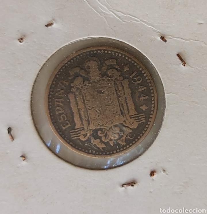 Monedas Franco: Moneda 1 peseta - 1944 - Foto 2