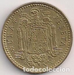 Monedas Franco: Espa&ntilde;a - 1 peseta 1966 *73 - Foto 2