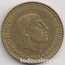 Monedas Franco: ESPAÑA - 1 PESETA 1966 *74