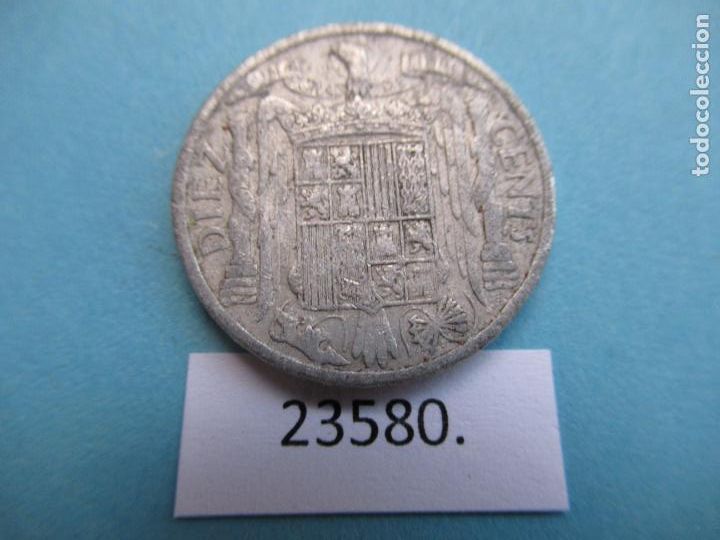 Monedas Franco: Franco, 10 c&eacute;ntimos 1945 - Foto 2