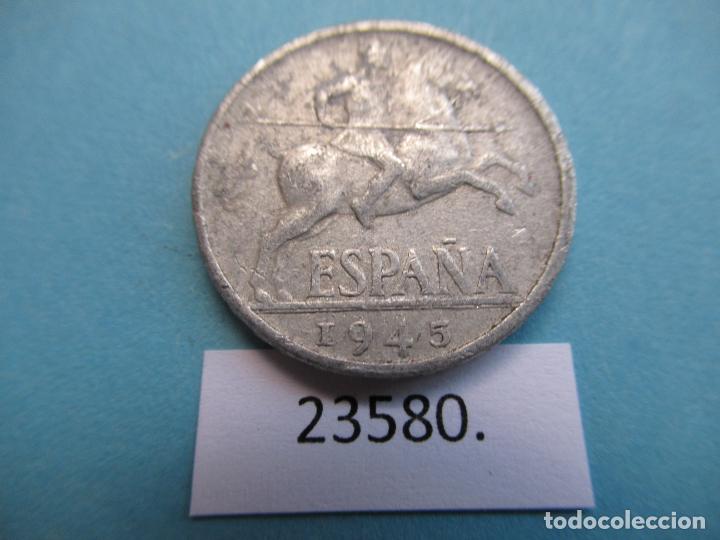 Monedas Franco: Franco, 10 c&eacute;ntimos 1945 - Foto 1
