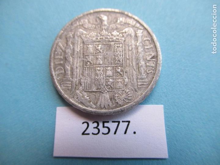 Monedas Franco: Franco, 10 c&eacute;ntimos 1945 - Foto 2