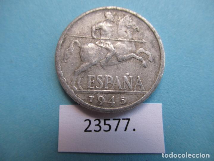 Monedas Franco: Franco, 10 c&eacute;ntimos 1945 - Foto 1