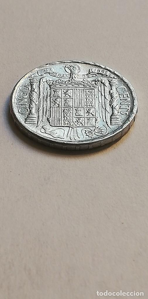 Monedas Franco: MONEDA 5 CENTIMOS 1945 - Foto 2