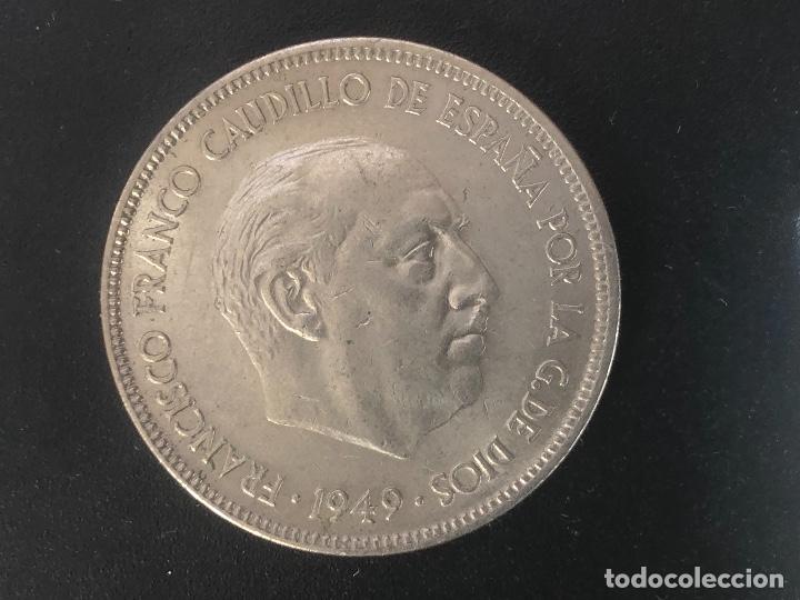 Monedas Franco: 5 pesetas 1949*50 - Foto 1