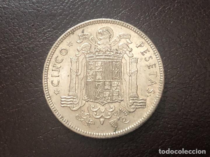 Monedas Franco: 5 pesetas 1949*49 - Foto 2