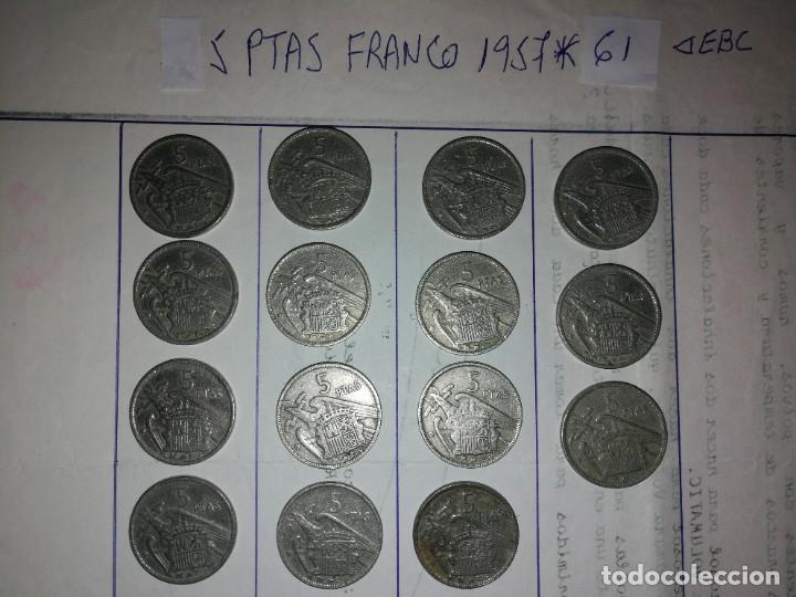 Monedas Franco: Monedas de 5 pesetas de franco - Foto 1
