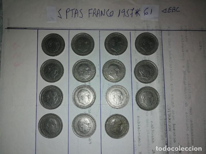Monedas Franco: Monedas de 5 pesetas de franco - Foto 2