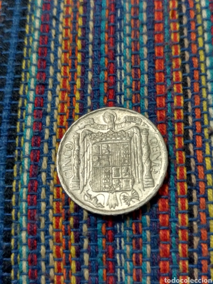 Monedas Franco: X- EXCELENTES 5 C&Eacute;NTIMOS 1945 - Foto 1