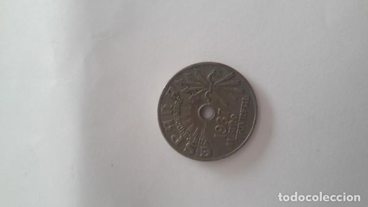 Monedas Franco: 25 c&eacute;ntimos 1937 - Foto 1
