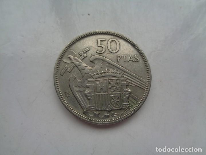 Monedas Franco: MONEDA DE 50 PESETAS DE FRANCO - Foto 2