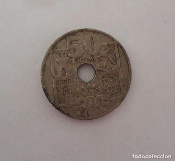 Monedas Franco: 50 c&eacute;ntimos 1949 - Foto 1