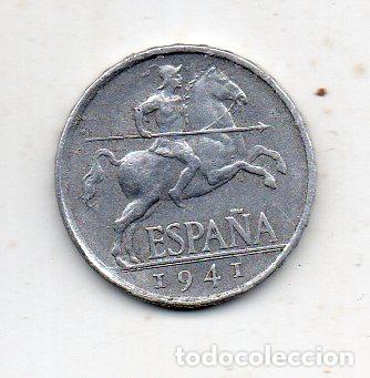 Monedas Franco: Franco. 5 C&eacute;ntimos. Aluminio. A&ntilde;o 1941. - Foto 1